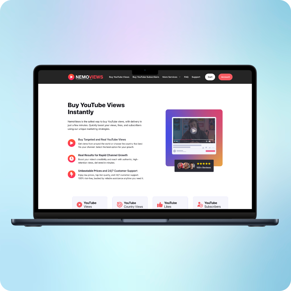Nemoviews site to buy youtube views
